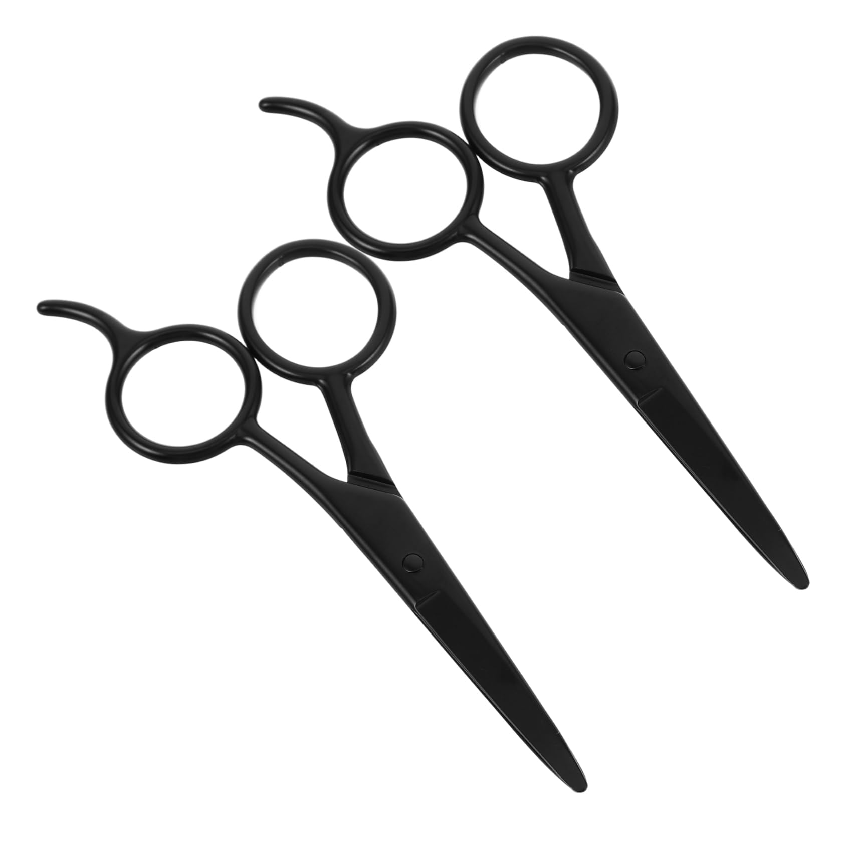 Healeved Men's Stainless Steel Beard and Eyebrow Scissors 2-piece Grooming Set for Precision Trimming Stylish and Sturdy