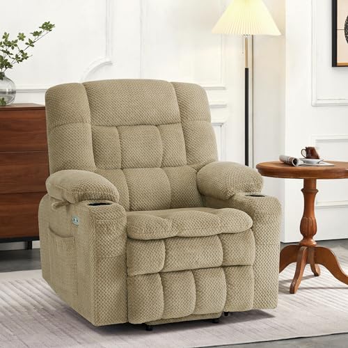 Image of MCombo Small Dual Motor Power Lift Recliner Chair for Petite Elderly, 7893