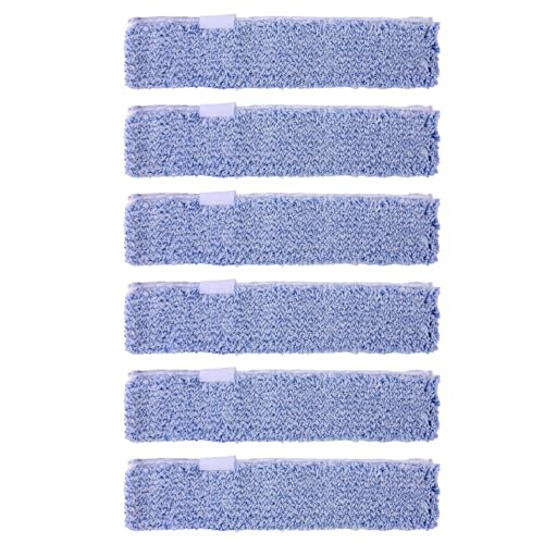 Image of 6pcs Microfiber Window Cleaning Refill, 35cm /14in Reusable & Washable Squeegee Cloth Sleeve Compatible with MR.SIGA Window Glass Cleaning Tools Home and Office