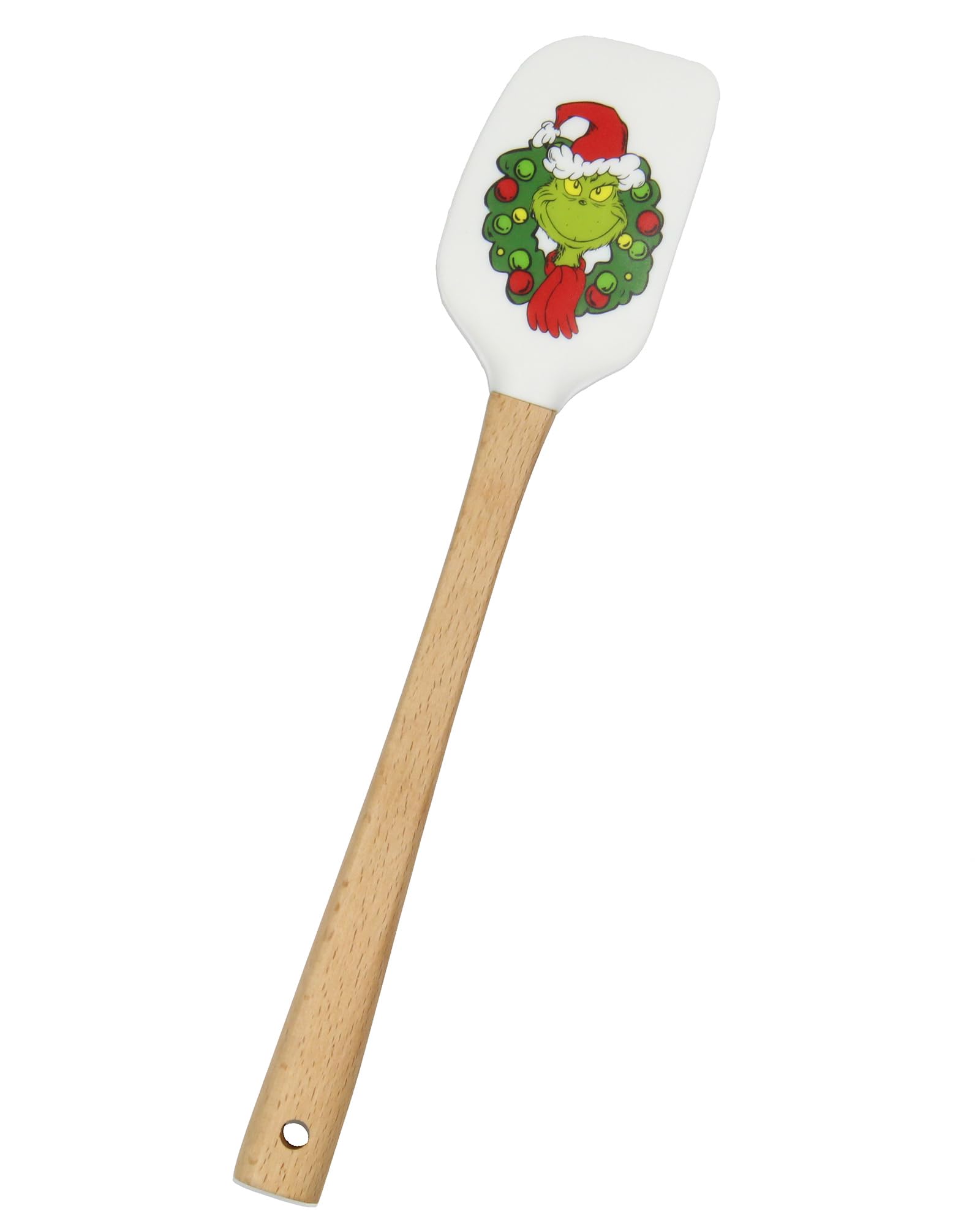 Grinch Spatula Dr Seuss How The GRINCH Stole Christmas Holiday Wreath Silicone Spatula Kitchen Baking Cooking Mixing