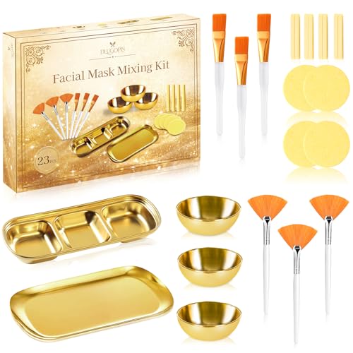 DLUGOPIS 23 Pcs Esthetician Supplies Gold