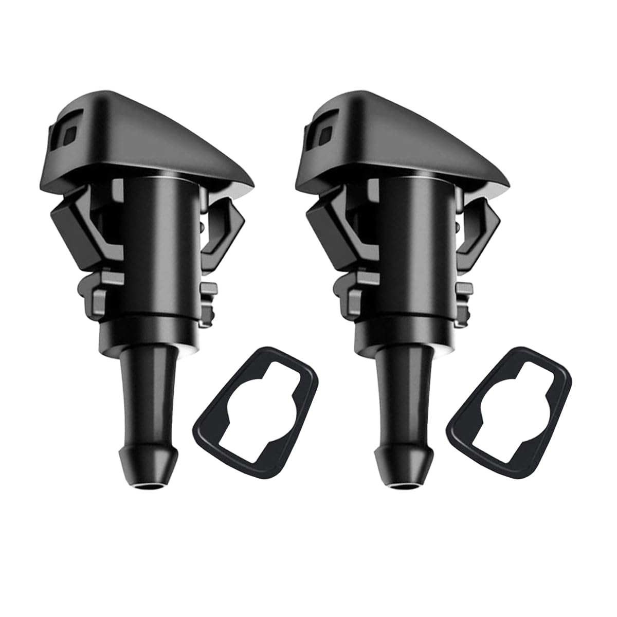 AUCELI Car Windshield Washer Nozzles, 2PCS OEM#4805742AB, Black