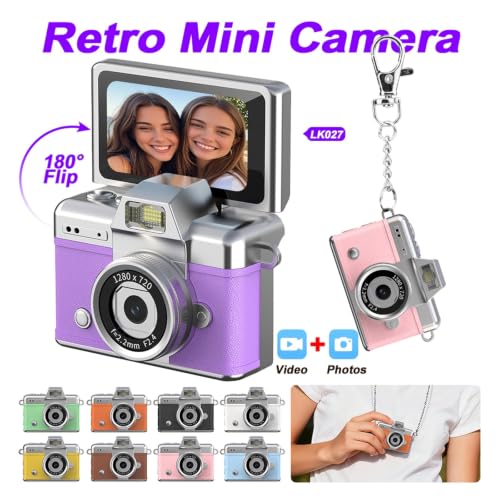 Mini cámara digital 1080P con pantalla LCD giratoria miniatura 2