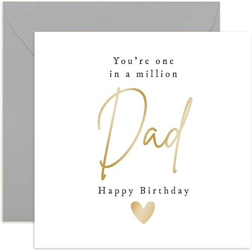 Old English Co. Geburtstagskarte für Väter mit Aufschrift "One In a Million Dad"