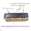 Ailejia City Bus Sightseeing Double Decker Bus Model Open Top Pull Back Vehicles Toy Die Cast Pull Back Vehicles Mini Model Car Lights and Music (Green)