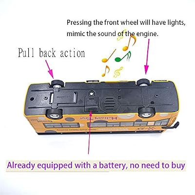 Ailejia City Bus Sightseeing Double Decker Bus Model Open Top Pull Back Vehicles Toy Die Cast Pull Back Vehicles Mini Model Car Lights and Music (Green)