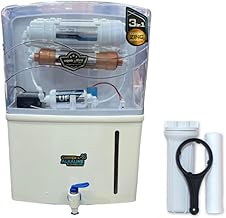 AQUAULTRA Uvc Copper Water Purifier With Uf+Uv Led In Tank| Taste Adjuster | Natural Food Grade 12 Liter Storage 35 Lph Suitable For Municipal Only 350Ppm
