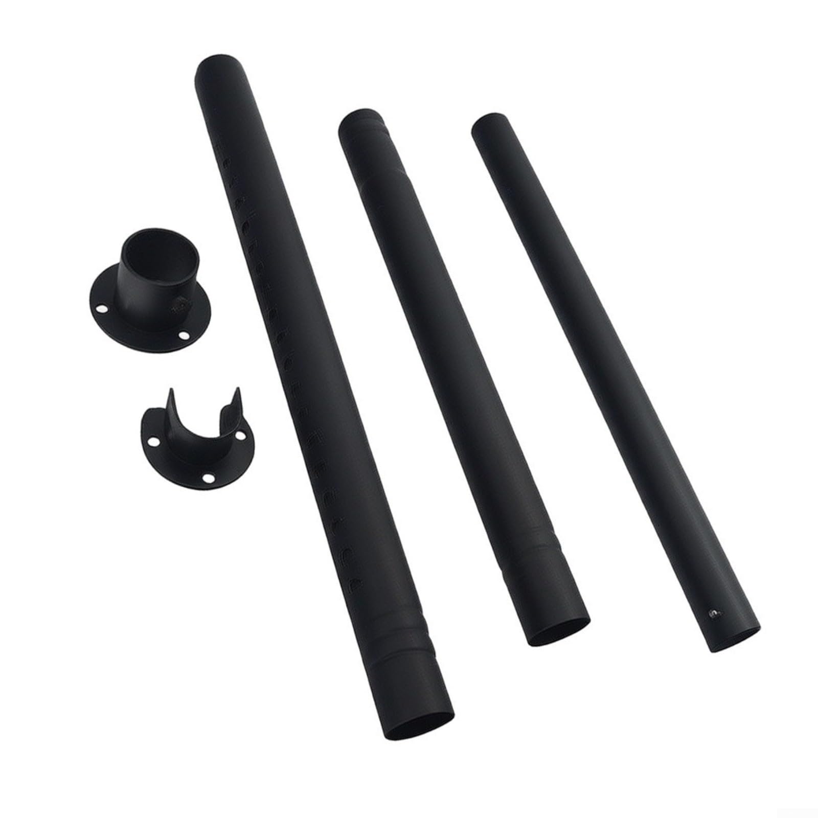 Tringle à rideau en fer noir réglable télescopique pour porte coulissante et salon