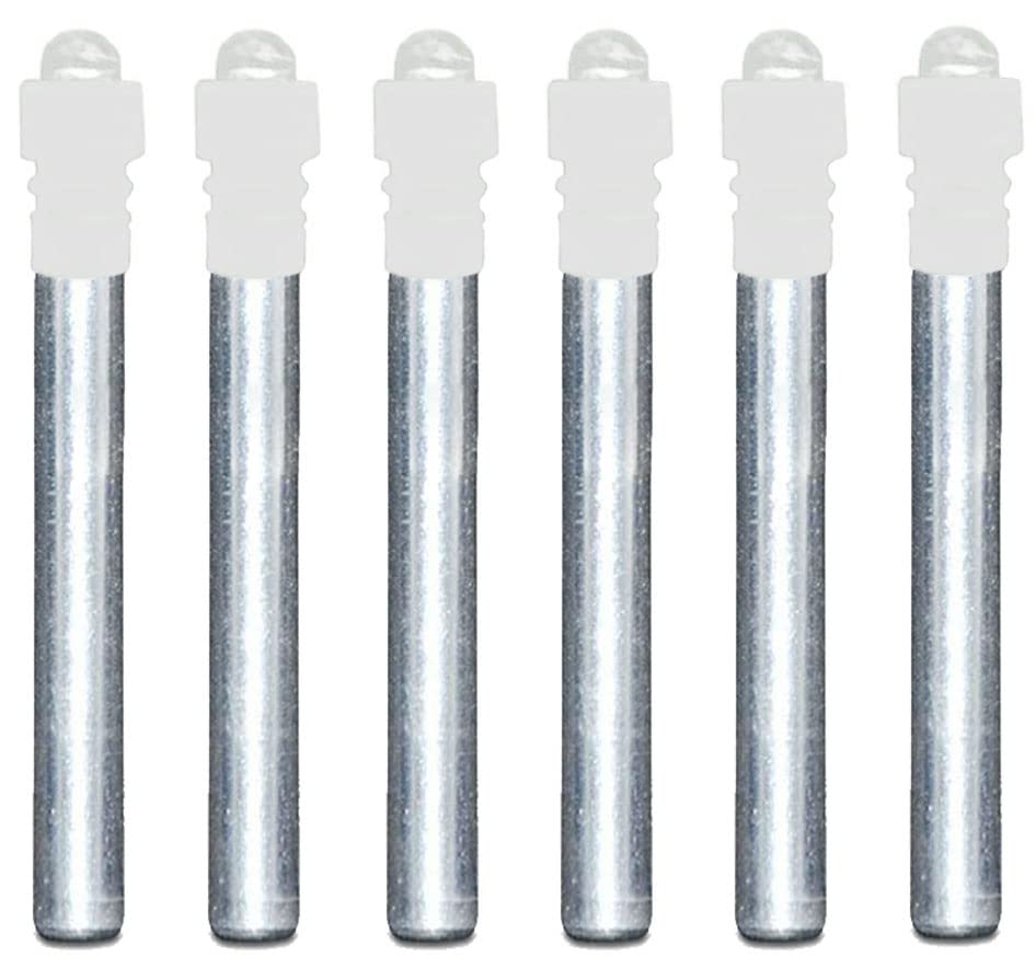 KEAUP 6PCS-High Capacity 340 LED Bobber Light Replacement Battery for Fishing Lures, Fishing Bobbers, Pen Lights, Arrow Nocks, Fishing Floats, Pole