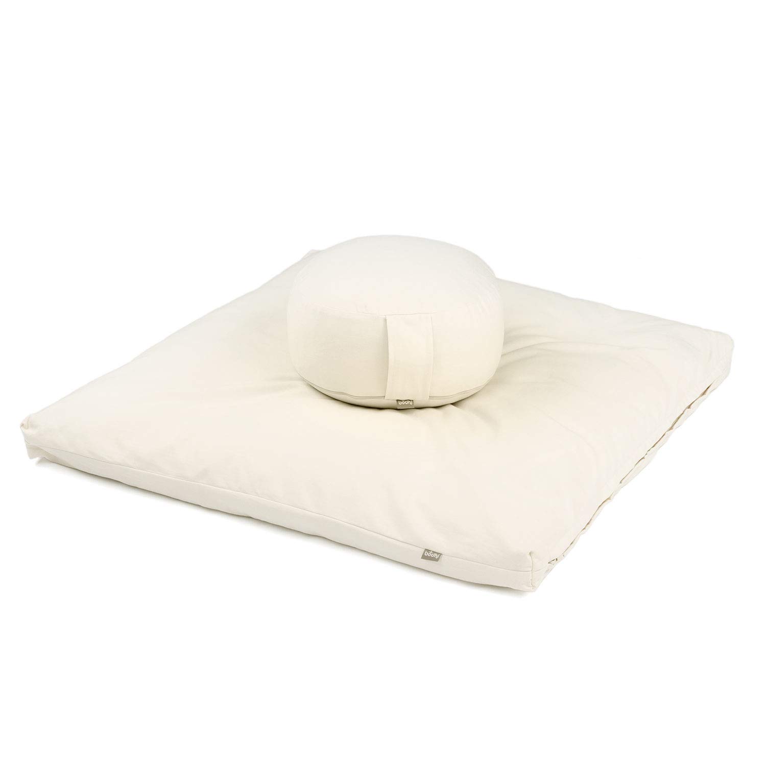Bodhi Rondo Kit de méditation Eco avec coussin de méditation et zabuton, Naturel (épeautre)