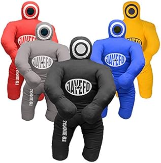 Jayefo Sports Kids Grappling Dummy Punching Bag for Kids Children Wrestling Exercise BJJ Boxing MMA Brazilian Jiu Jitsu Throwing Judo Bag Buddy Youth Training Dummies (Black)