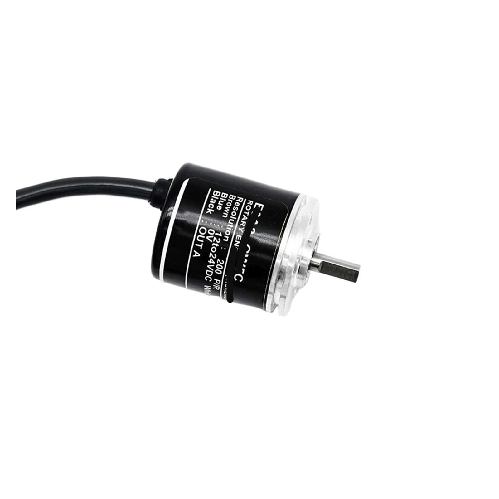 PWQBABJWL E6A2 Series Incremental Rotary Encoder CWZ5C 25MM OD 4mm Solid Shaft Magnetoelectric 100-3600PPR Optional(3600 PPR)