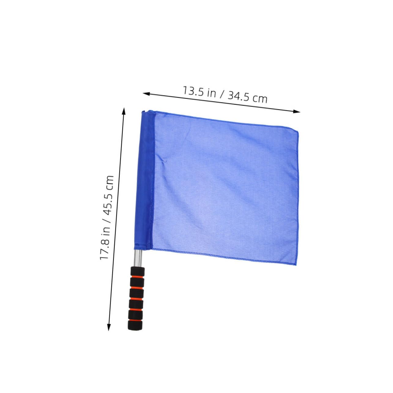 Gogogmee 2Pcs Hand Flags Lightweight Portable Referee Flags for Sports Training and Durable Design for Use Soccer Volleyball and Athletic Events