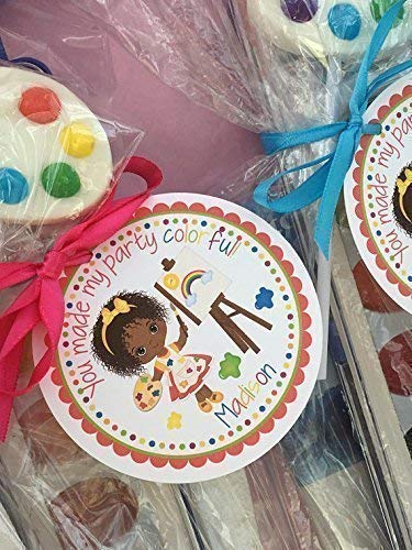 art birthday party favors