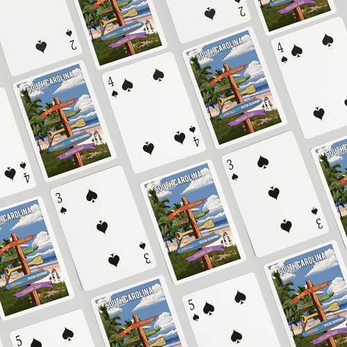 Baraja Poker South Carolina 52 Cartas miniatura 4