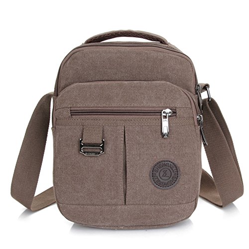 Sac de toile pour hommes version coréenne petit sac à dos sport bandoulière