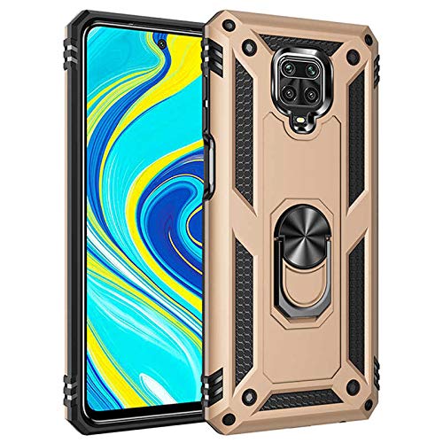 Zore Xioami ile uyumlu Redmi Note 9 Pro Kılıf Vega Kapak Gold