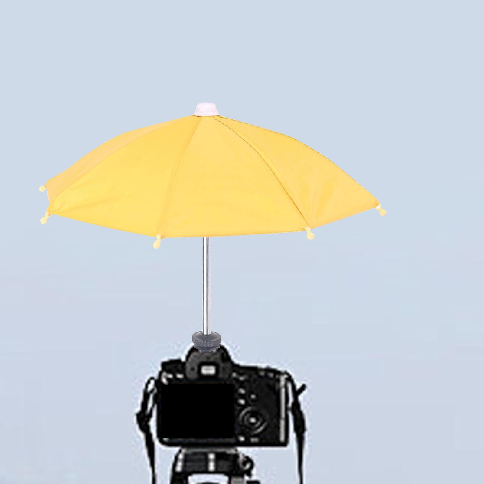 Pink Camera Umbrella With Hot Shoe Mount - Rain And Sun Protection For Photography