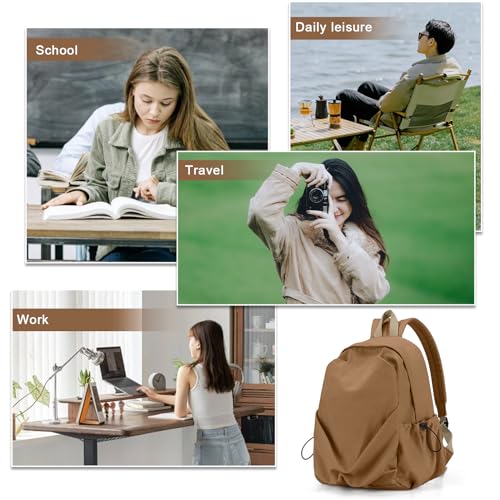 Wepoet Backpack For High School Teen Girls Boys Simple Casual Daypack College Backpack Travel Laptop Backpack 14 Inch Classic School Bag For Women Men Cute Student Bookbag thumb #5