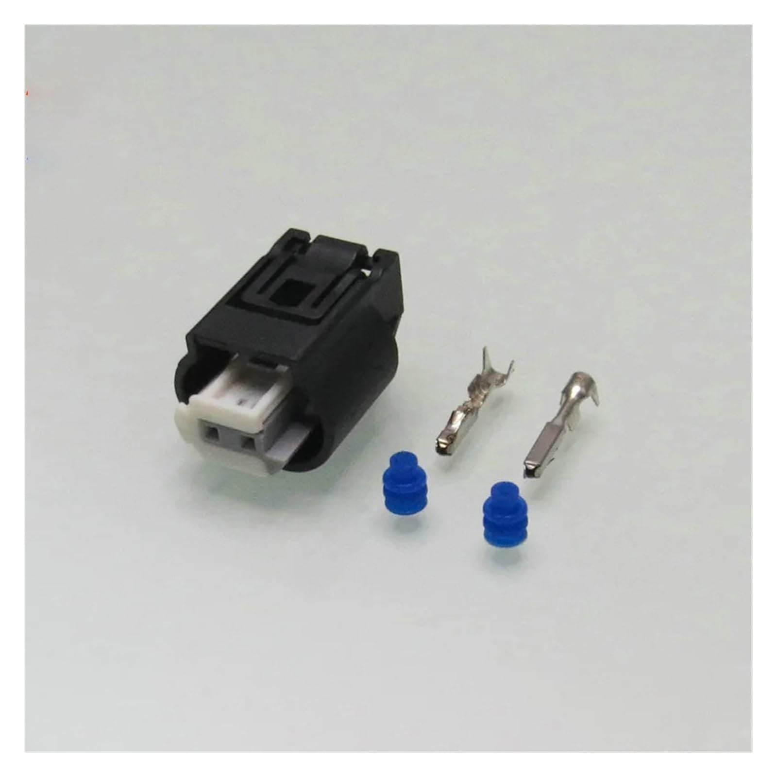 Connettore impermeabile for auto 2 pin femmina 1718555-1 con terminali e guarnizioni(Wire with 20cm)