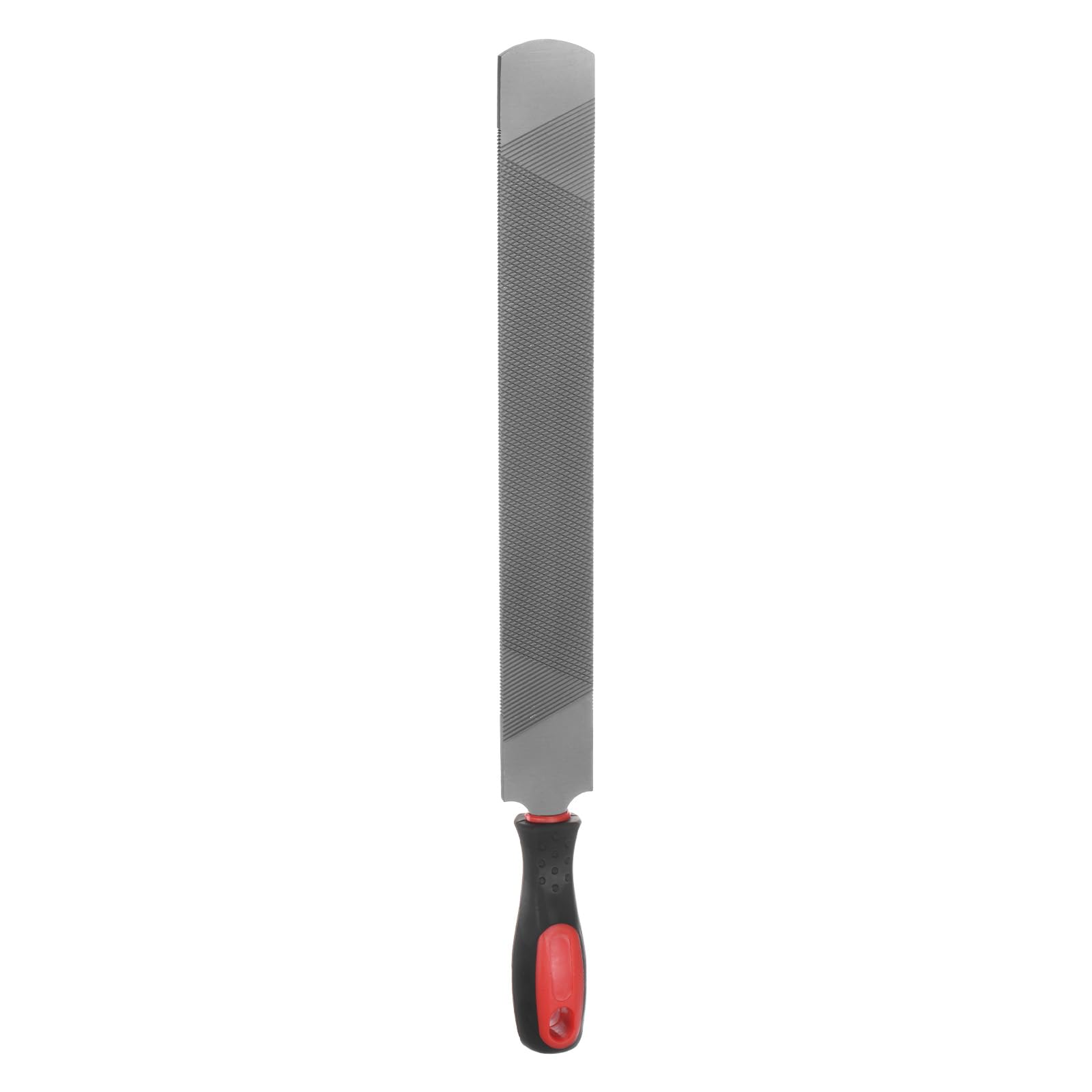 QUARKZMAN Lima de Herradura de 14 Pulgadas, 8mm, de Acero al Carbono de Corte Doble Grueso con Mango de Plástico para Desbarbar y Eliminar Material