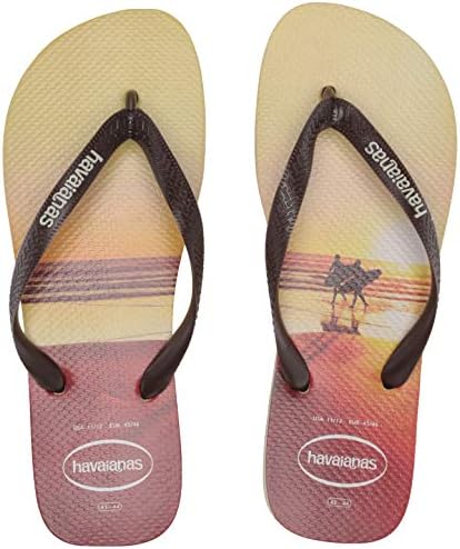 Havaianas Men's Hype Flip Flop Sandal, Sand Grey/Dark Brown, 13 | Image 6