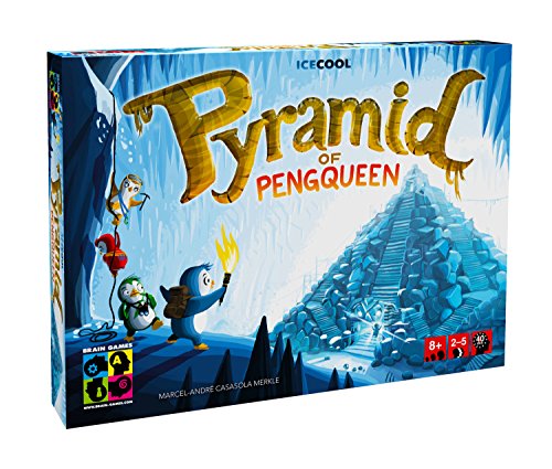 BRAIN GAMES Pyramid of Pengqueen 3D Board Game - A Thrilling Hide & Seek Game - Award Winning Strate - //coolthings.us