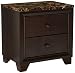 Coaster Home Furnishings 200422 Casual Contemporary Nightstand, Walnut