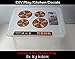 Toy Restore Decals Stickers DIY Kids Play Kitchen 4 Burners Dials and Oven Panel Toy Stove Pretend Glossy Full Color