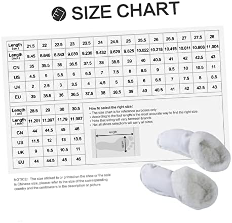 Holibanna 2 Pairs Fleece Shoe Cover Liner Keep Warm Women's Inner Cover White Plush | Image 7