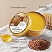 MOLLOR Non-Toxic Wood Wax for Furniture - 100% Natural Chalk Paint Wax for Sealing & Protecting Painted and Raw Wood Surfaces, Wooden Floors & More - Clear Protective Finish, 7 Oz (Includes Tools)