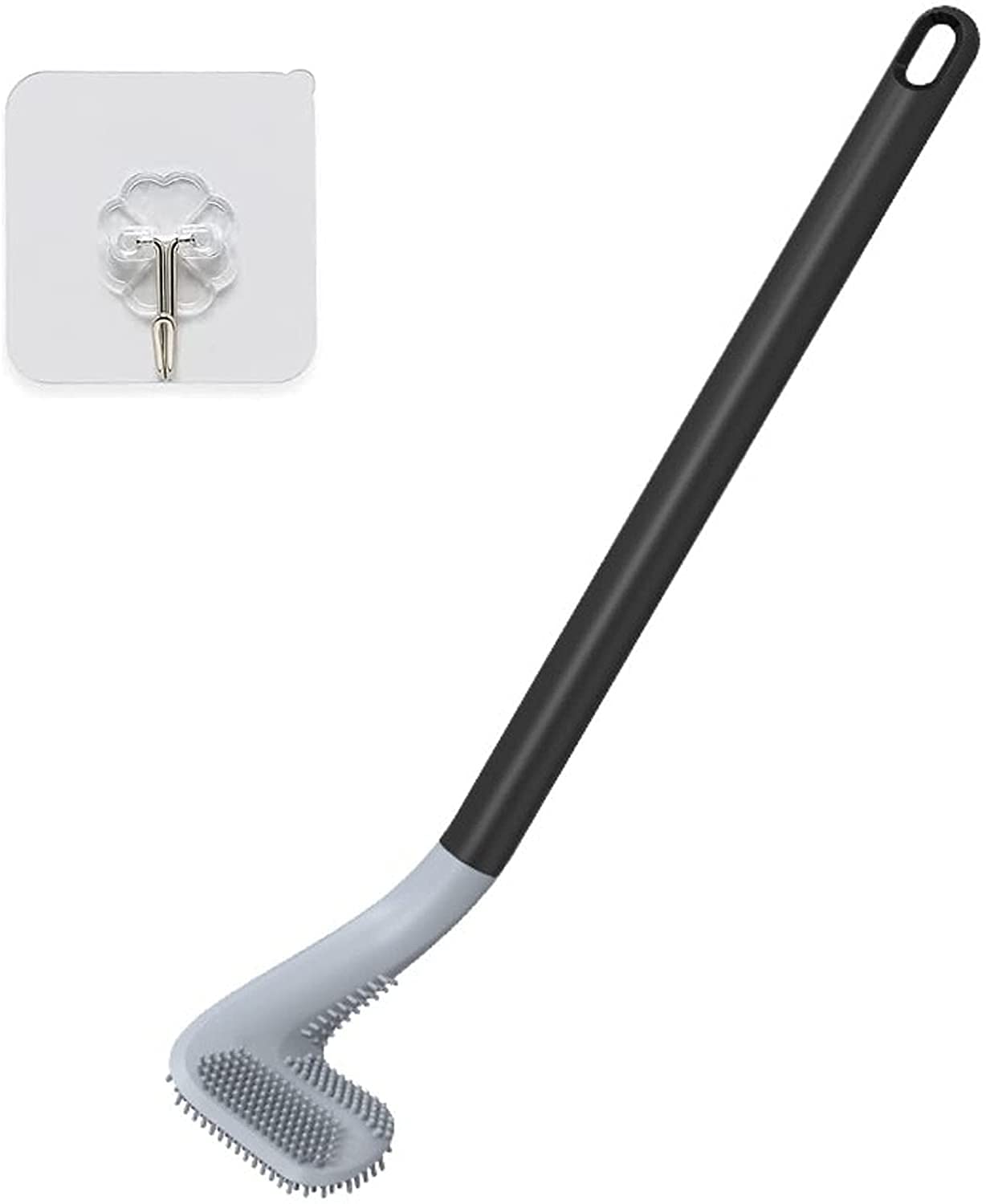 Golf Style Toilet Brush - Long Handle Cleaning -1