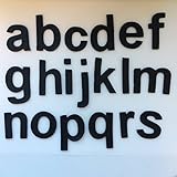 Arial Bold Font Lowercase Cookie Cutter Set (Full Set 1 inch)