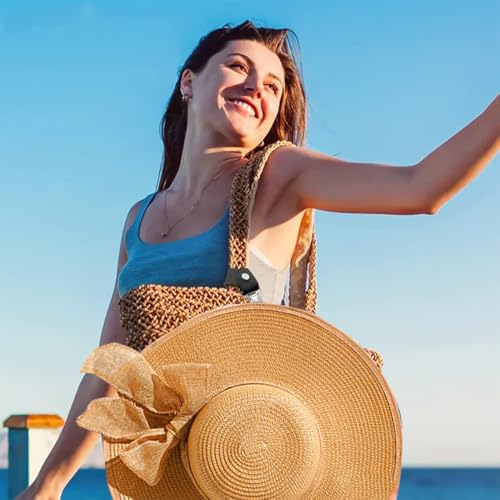 JEYORZY 3er Set Reise Hut Clips aus PU Leder für Taschen, multifunktionaler Huthalter, Sonnenhut Clips für Damen & Herren（Schwarz, Braun und Weiß）