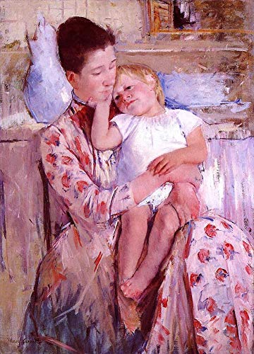 Tableau Mary Cassatt peint à la main par des maîtres d'art pour salon chic