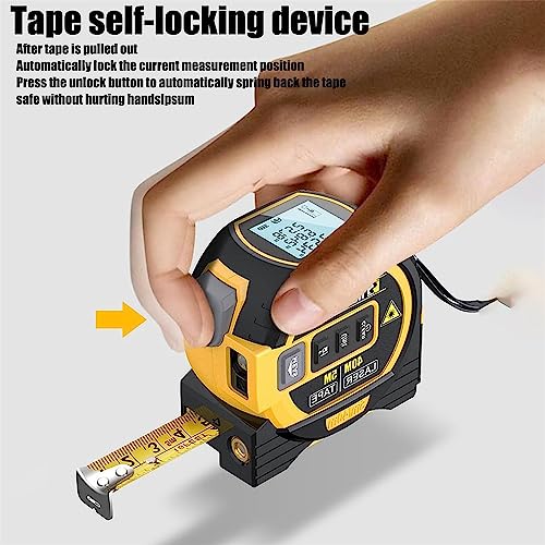 image for JYUHA MeasurinSight 3-in-1 Infrared Laser Tape Measuring, Laser Measur