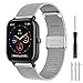 Correa para Amazfit GTS Correas, Hatolove 20mm Malla de Acero Inoxidable Reemplazar Banda Pulsera para Amazfit GTR 42mm/Amazfit GTS/GTS 2/2 Mini/2e/Amazfit Bip/Amazfit Bip Lite/Galaxy Watch Active