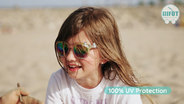 Mausito Occhiali da sole bambini 2-4 anni & 5-8 anni | FLESSIBILI Occhiali da sole bambino 100% PROTEZIONE UV | Fascia regolabile e rimovibile | Senza BPA (Azzurro-Chiaro, 2-4 anni