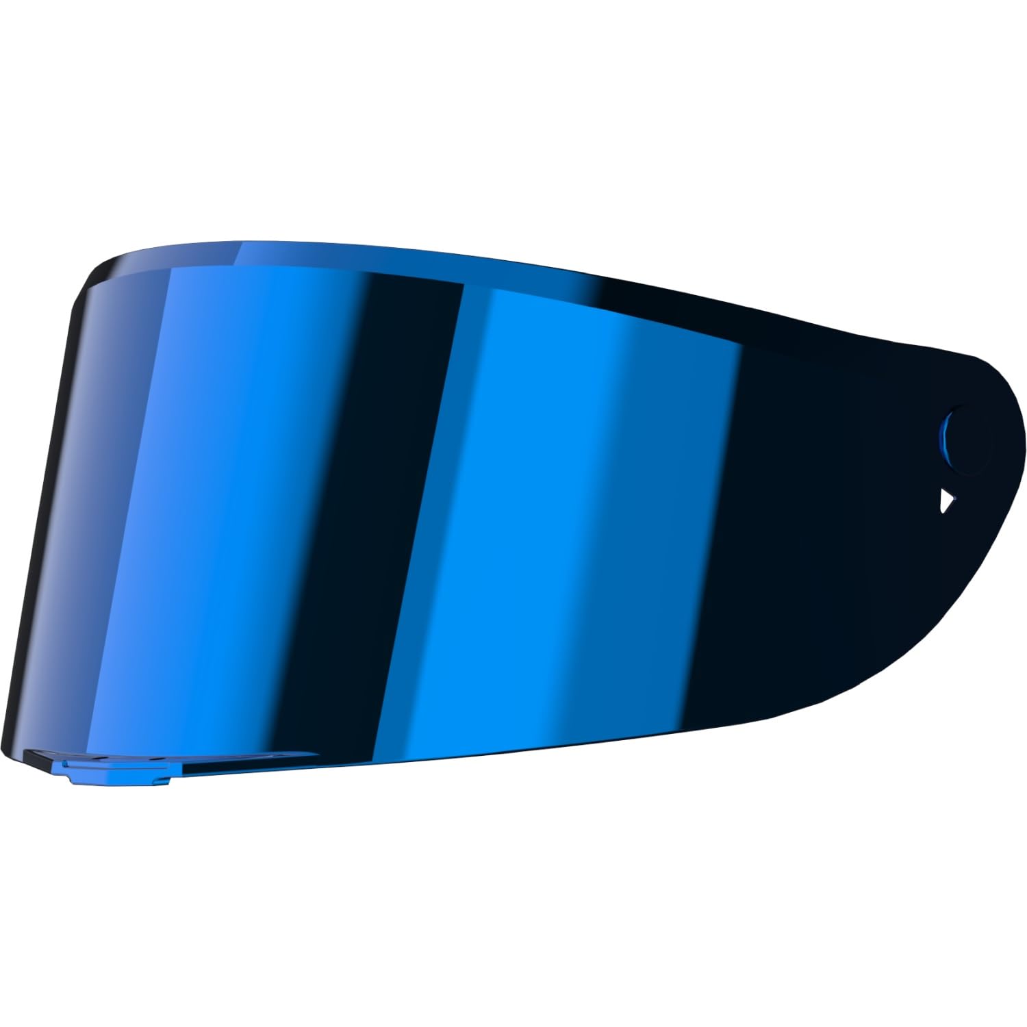 LS2, Visera para casco moto FF807 CHALLENGER II / FF817 DRAGON, Iridium Azul