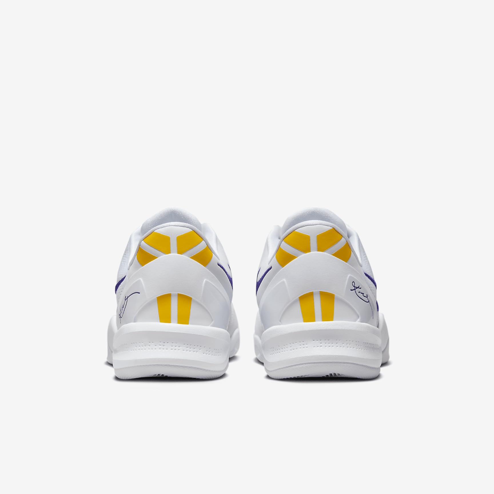 Kobe VIII Protro - Zapatillas de baloncesto (HF9550-100, blanco/dorado universitario/morado corteza)