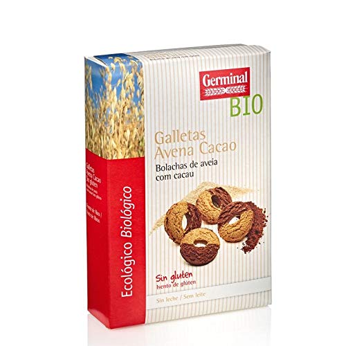 Galletas De Avena Sin Gluten Con Cacao Germinal Bio, 250G