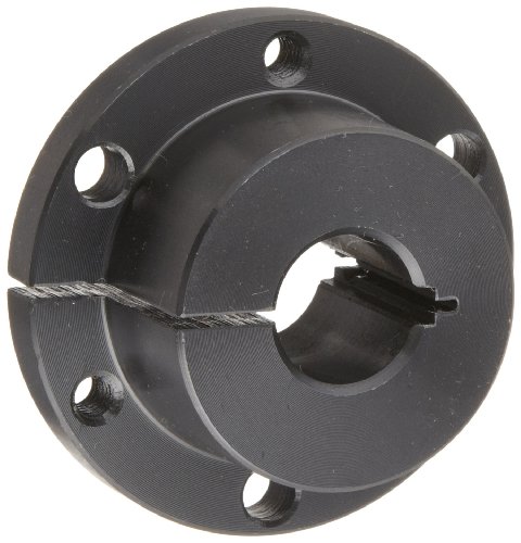 TB Woods Type SH SH1 Sure-Grip Bushing, Cast Iron, Inch, 1" Bore, 1.871" OD, 1.25" Length, 3500 lbs/in Torque, Standard Design, Standard Keyway