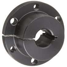 TB Woods Type SH SH138 Sure-Grip Bushing, Cast Iron, Inch, 1.375" Bore, 1.871" OD, 1.25" Length, 3500 lbs/in Torque, Standard Design, Standard Keyway