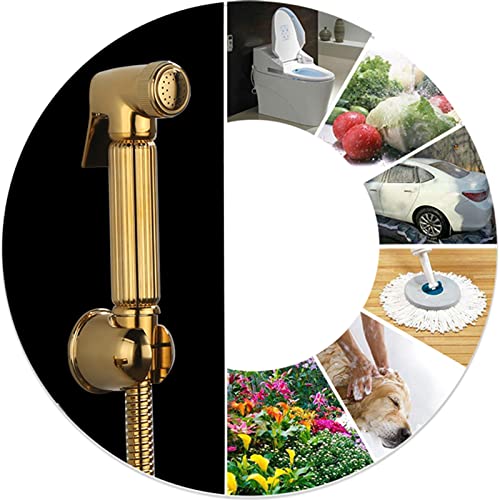 Kit bidet de bidé for inodoro de mano con doble mango y manguera 8