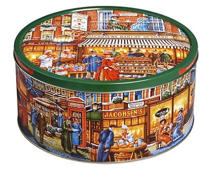 Jacobsen's Danish Butter Cookies Tins (2 pk.)