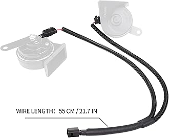 AOLIHAN Car Horn for Toyota with 1 to 2 Plug Compatible with Toyota, 12V Waterproof Dual-Tone Electric Snail Horn Train Horns Kit for Car