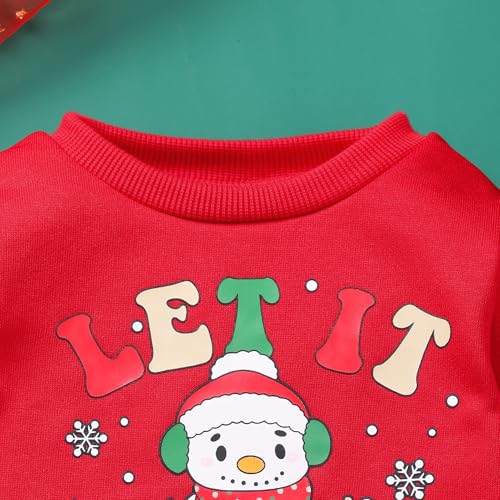 Image of Little Girls Outfits 2 Piece Toddler Long Sleeve Sweatshirt Leggings Pants Fall Winter Clothing Set 2-10 Years