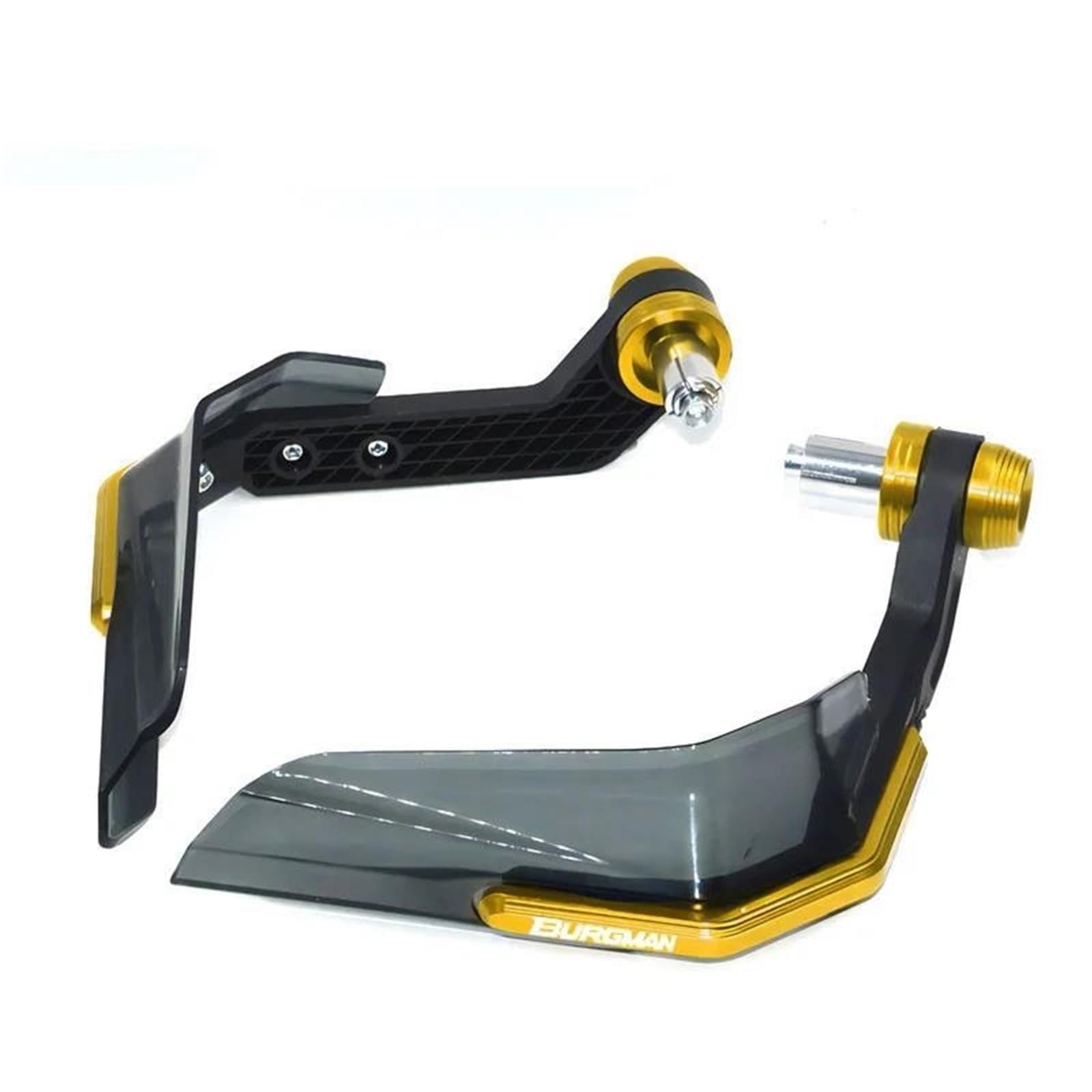 Handschützer Motorrad-Handschützer, Lenkerprotektoren, Windschutz Für Suzuki AN200, AN250, AN400, AN650, Burgman AN 125, 250, 400, 650 Handprotektoren Lenker(Gold)