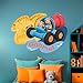 Multiple Font Personalized Name Blippi Kids Wall Decor I Blippi & BlippiMobile Wall Decals I Custom Name for Your Baby Room Decoration I Nursery Decor for Girls & Boys