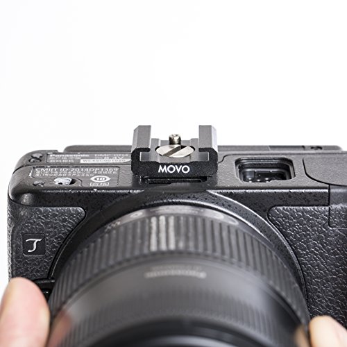 Movo (5 Pack) Cold Shoe Mount Adapter Bracket Hot Shoe With 1/4" Thread To Mount Microphones, Lights And More On To Cameras, Dslr Rigs, Cages And More #TOP1
